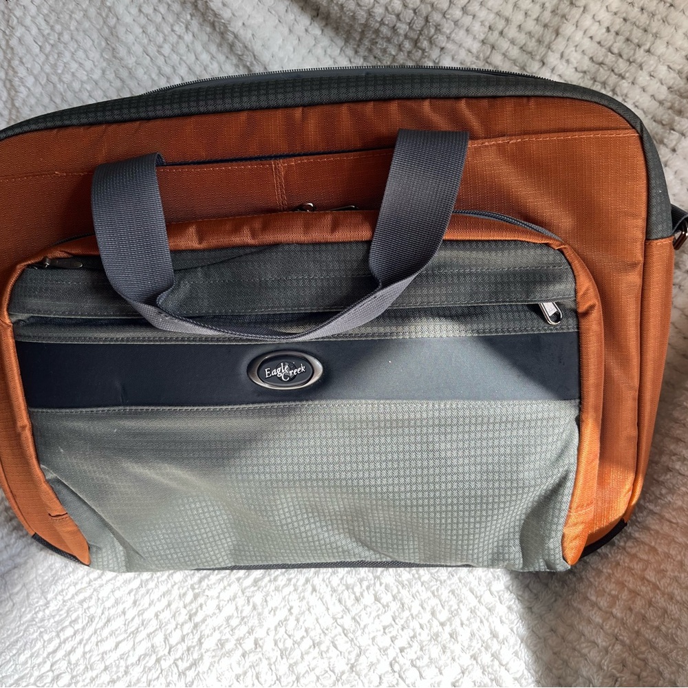 Eagle Creek Bag in Orange and Gray